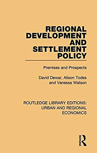 Regional Development And Settlement Policy