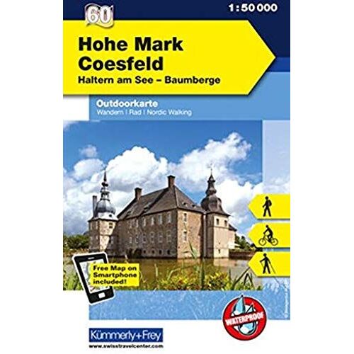 Kuf Deutschland Outdoorkarte 60 Hohe Mark, Münsterland West 1 : 50 000