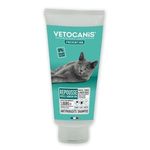 Vetocanis Shampooing Anti-Puces Et Anti-Tiques - Pour Chat - 300ml