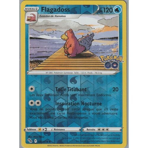 Carte Pokemon Flagadoss - 020/078 - Reverse - Eb10,5 Pokemon Go -