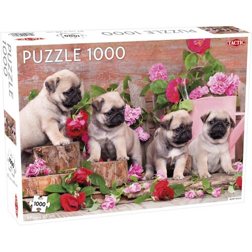 Tactic Puzzel Puppy Pugs 1000 Stukjes