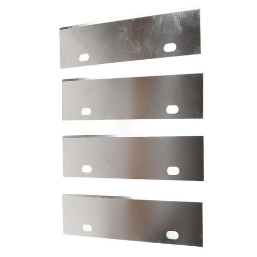 4PCS Lames De Grattoir De Grill En Acier Inoxydable Robuste Plaque Chauffante Grattoir Lame De Remplacement Accessoires pour Outils De Nettoyage De Barbecue En Plein Air