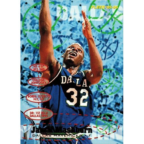 Trading Card Fleer 95-96 Jamal Mashburn 37