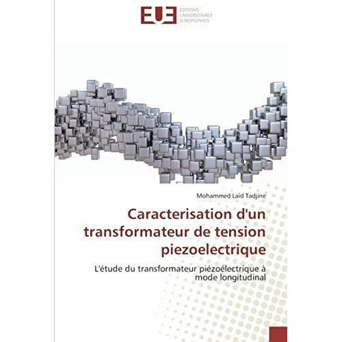 Caracterisation D'un Transformateur De Tension Piezoelectrique