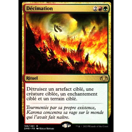 Décimation - Magic - Dominaria Remastered - R - 188/261