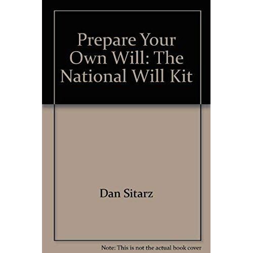 Prepare Your Own Will: The National Will Kit (Legal Self-Help Series)