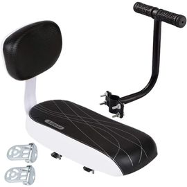 Subzonal-Siège Arrière De Vélo, Siege Velo Enfant, Siège De Vélo Universel, Sécurité Enfant Pour Vélo Arrière Siège Avec Compris Coussin Et Dossier, Accoudoirs, Pédale Arrière Repose-Pied