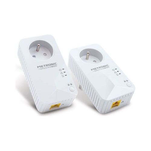 CPL Filaire Metronic Prise Cpl netsocket Duo 600 prise