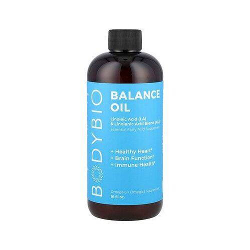 Bodybio Huile Équilibrante, Acide Linoléique (La) Et Mélange D'acide Linolénique (Ala), 473 Ml 