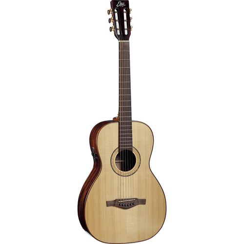 Eko Marcopolo-P500e-Sm - Guitare Électro Parlor Épicéa Massif/Acajou Massif + Gigbag