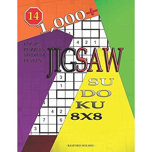 1,000 + Sudoku Jigsaw 8x8: Logic Puzzles Medium Levels (Jigsaw Sudoku)