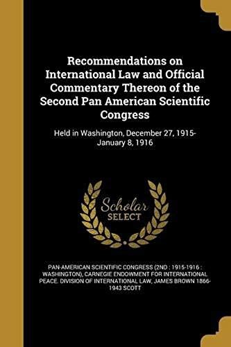 Recommendations On Intl Law &