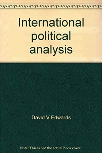 International Political Analysis: Readings
