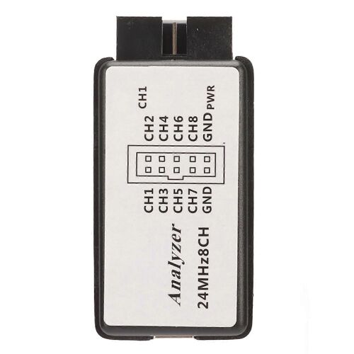 Dispositif d'analyse logique USB à 8 canaux avec prise en charge de la mise en mémoire tampon 24Mhz 8CH USB Logic Analyzer 5V