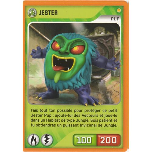 Carte Invizimals Nouvelle Alliance Jester 106