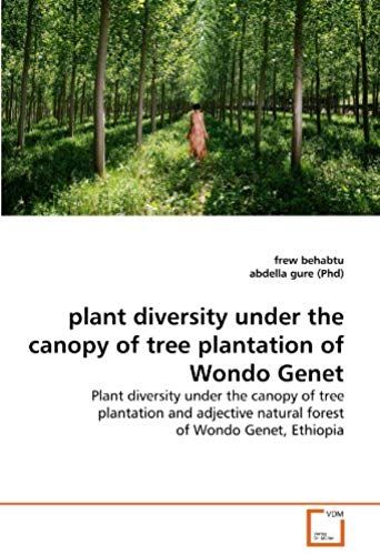 Plant Diversity Under The Canopy Of Tree Plantation Of Wondo Genet: Plant Diversity Under The Canopy Of Tree Plantation And Adjective Natural Forest Of Wondo Genet, Ethiopia