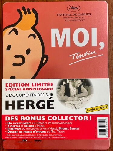 Dvd Collector "Tintin Et Moi, Moi Et Tintin, Tout Sur Hergé", Édition Limitée