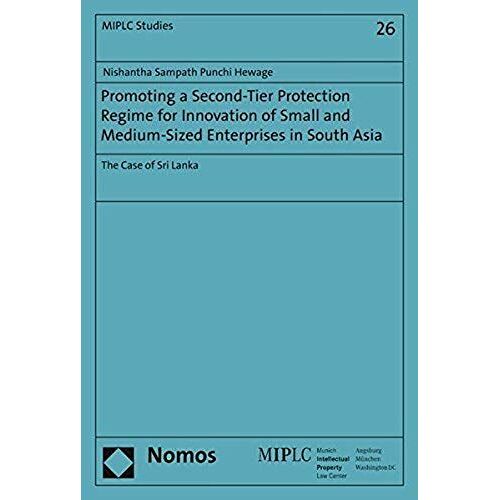 Promoting A Second-Tier Protection Regime For Innovation Of Small And Medium-Sized Enterprises In South Asia