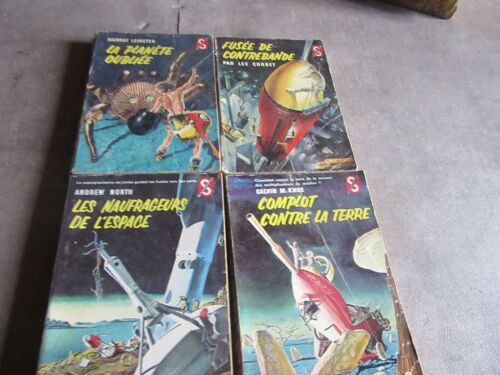 4 Sf Calvin Knox Complot Contre La Terre ; Correy Fuses Contrebande : A North Naufrageurs De L Espace M Leinster Planete Oubliee