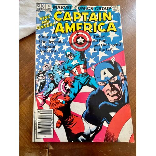 Captain America Annuual 6 Marvel Comics Group 1982