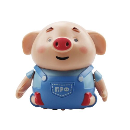 Enfants Bande Dessinée Musique Légère Mignon Anniversaire Enfants Stylo Usb Charge Jouet Éducatif Inductif Cochon Cadeau Magique Imagination Mini