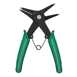 Pince à anneau élastique Pince à circlips 2 en 1 Outil à main en acier à haute teneur en carbone pour l'entretien de réparation