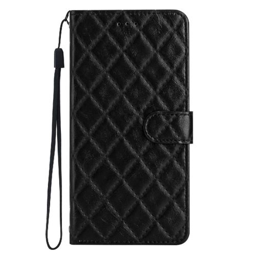 Flip Étui Pour Honor 7a Pro Bicelle Titulaire De Fentes Pour Cartes Folio Magnétique Tpu Antichoc Portefeuille En Cuir Pu - Noir