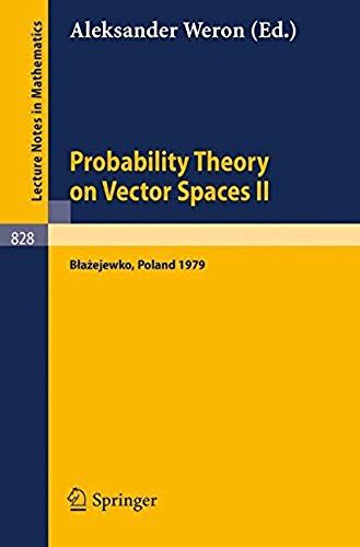 Probability Theory On Vector Spaces Ii
