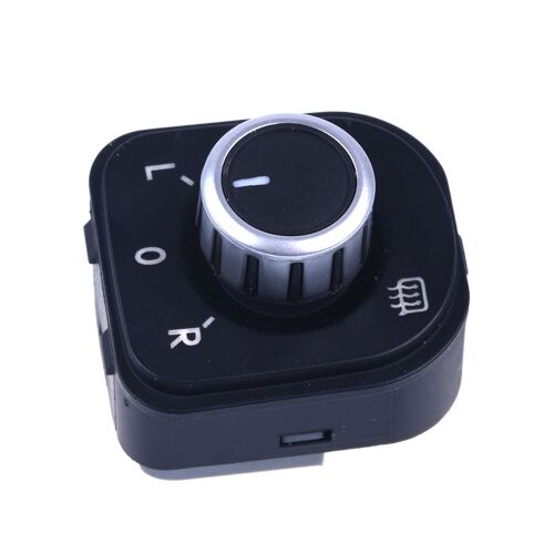 Bouton De Commutation De Rétroviseur Latéral Chromé, Compatible Avec Jetta Mk5, Golf Mk5, Mk6, Rabbit Eos, Passat, Gods, 255.Tiguan, Verrerie 0, 959, 565, 5 Volontairement, 959565b, Nouveau