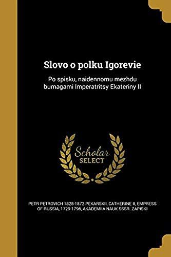 Rus-Slovo O Polku Igorevie