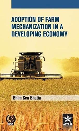 Adoption Of Farm Mechanization In A Developing Economy