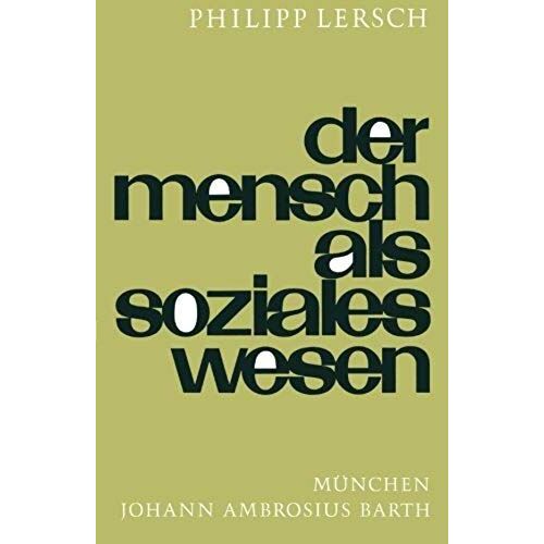 Der Mensch Als Soziales Wesen