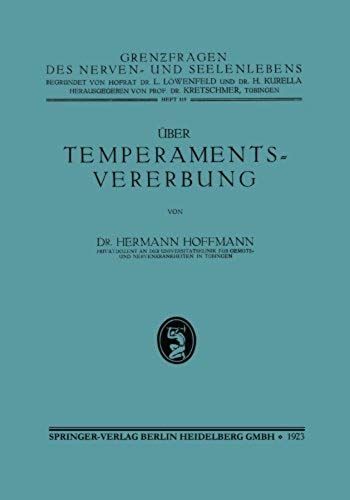 Über Temperamentsvererbung