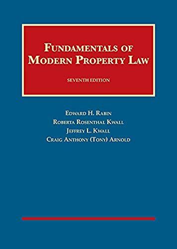 Fundamentals Of Modern Property Law