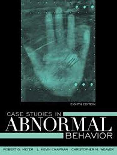 Case Studies In Abnormal Behavior 8th (Egith) Edition
