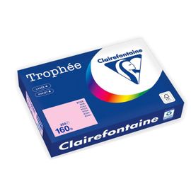Clairefontaine Ramette Papier Fsc A4 160g 250 Feuilles Rose