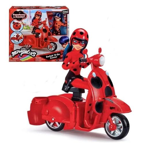 Miraculous Scooter + Poupee Ladybug