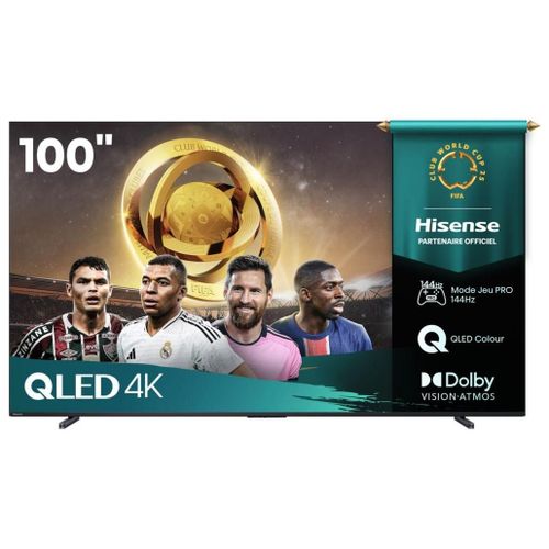 TV QLED Hisense 4K UHD 100E7Q Pro 253 cm 2025