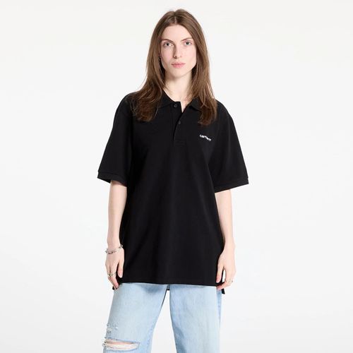 T-Shirt Carhartt Wip S/S Carhartt Script Polo Unisex Black/ White Xl