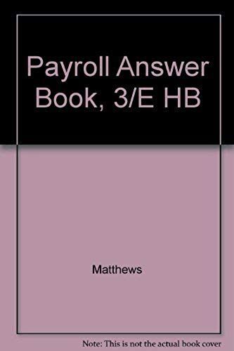 Payroll Answer Book