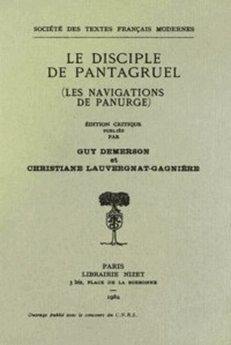 Le Disciple De Pantagruel (Les Navigations De Panurge)