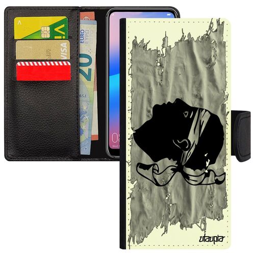 Coque Samsung Galaxy S24 Ultra Simili Cuir Rabat Porte Cartes Drapeau Corse Antichoc Portable Basket Sm-S928b/Ds Rigide Design Foot