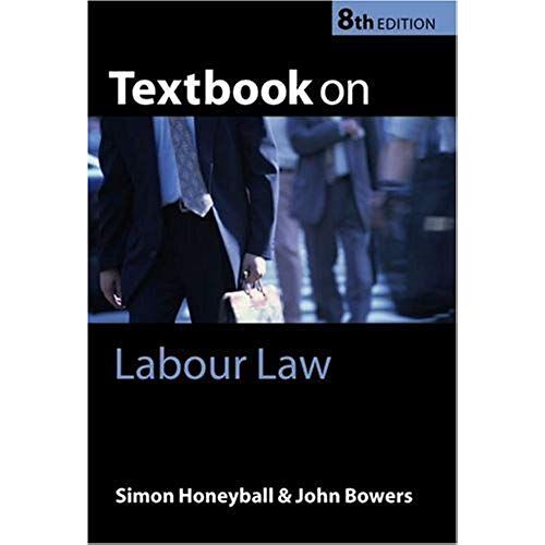 Textbook On Labour Law
