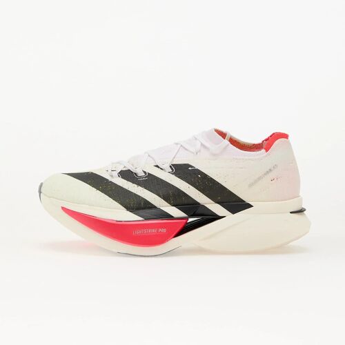 Chaussures Baskets Adidas Adizero Prime X3 Strung Running Ftwr White/ Core Black/ Lucid Red Eur