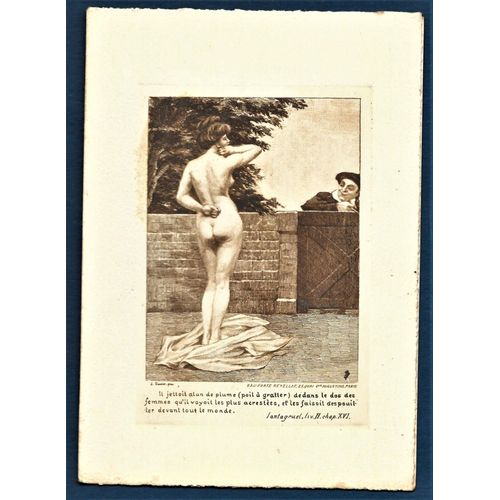 Carte Double Nu Sexy / Non Carte Postale