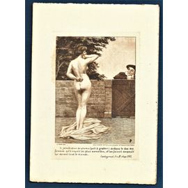 Carte Double Nu Sexy / Non Carte Postale