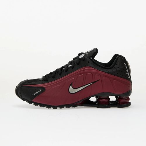 Chaussures Baskets Nike W Shox R4 Black/ Metallic Silversteam Red Eur