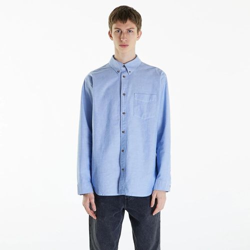 Chemise Nike Life Oxford Buttondown Long Sleeve Shirt White/ Game Royal/ Football Grey S