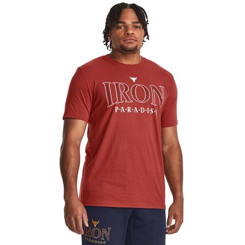 T-Shirt Under Armour Pjt Rock Iron Ss Red S