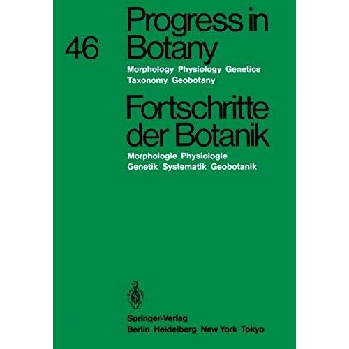 Progress In Botany / Fortschritte Der Botanik